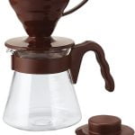 Hario VCND-02B Set with Dripper, Glass Server Scoop and Filters, Size 02, Craft Coffee Maker Size 02
